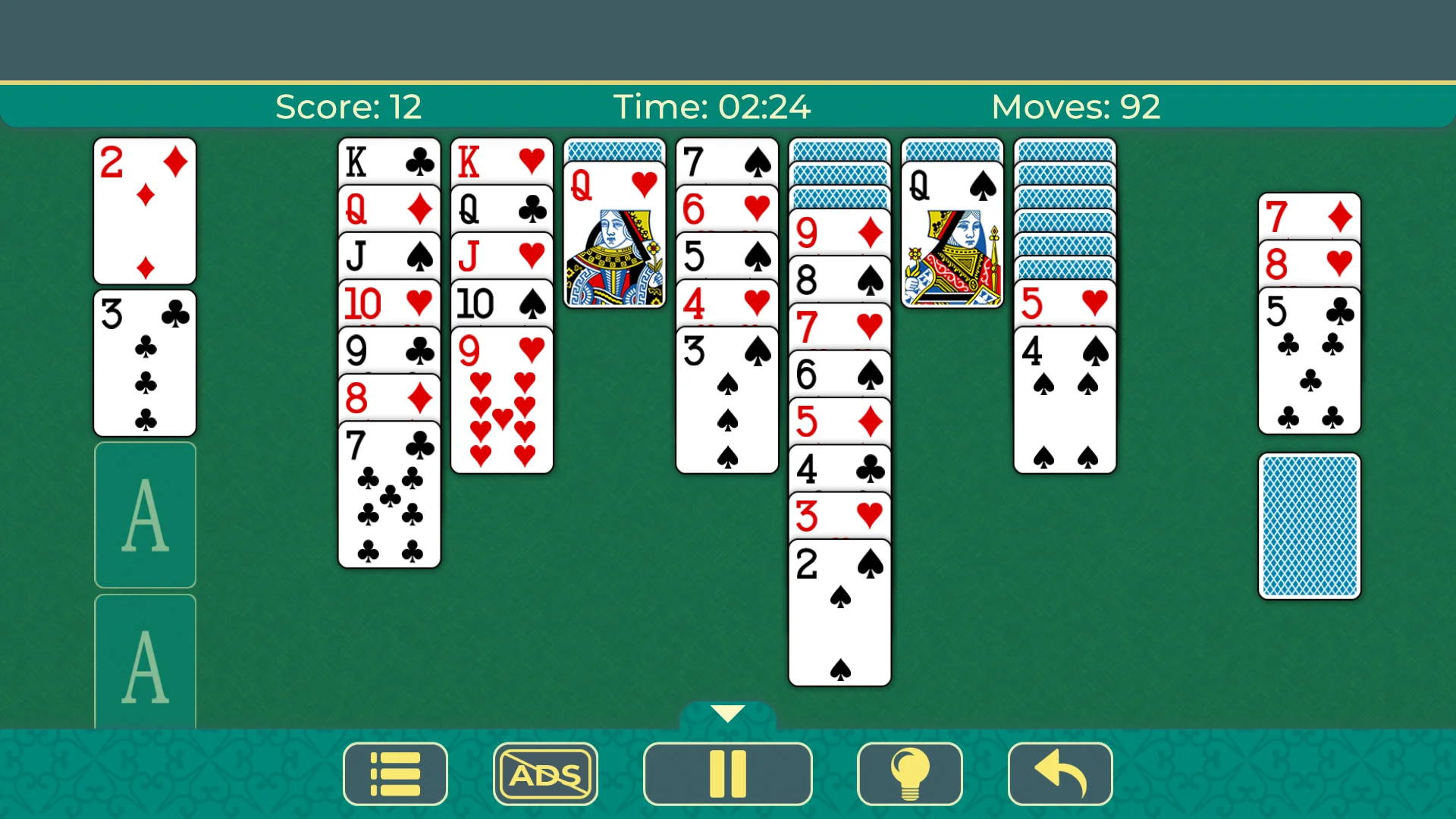 40 thieves solitaire